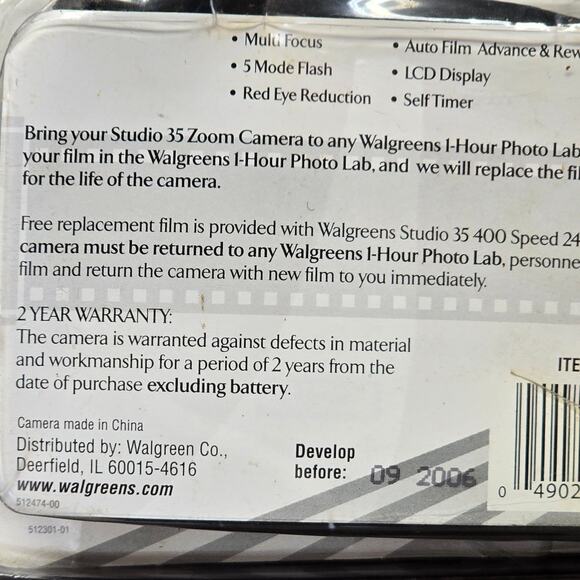 Studio 35 VINTAGE Concord Camera Corp Model Felix FF - 35mm Film Camera 28-50 mm - Picture 9 of 12